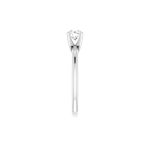 Berger Forlovelsesring 001 Hvitt Gull 04
