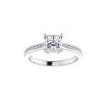 Berger Forlovelsesring 002 Hvitt Gull 03