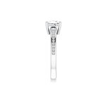 Berger Forlovelsesring 002 Hvitt Gull 05