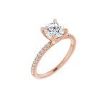 Berger Forlovelsesring 006 Rose Gull 01