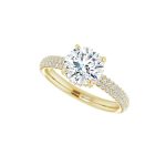 Berger Forlovelsesring 010 Gult Gull 02