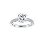 Berger Forlovelsesring 010 Hvitt Gull 03