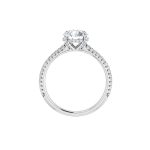 Berger Forlovelsesring 010 Hvitt Gull 04