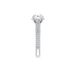Berger Forlovelsesring 010 Hvitt Gull 05