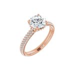Berger Forlovelsesring 010 Rose Gull 01