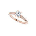 Berger Forlovelsesring 011 Rose Gull 02