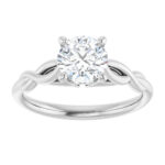 Berger Forlovelsesring 022 Hvitt Gull 03